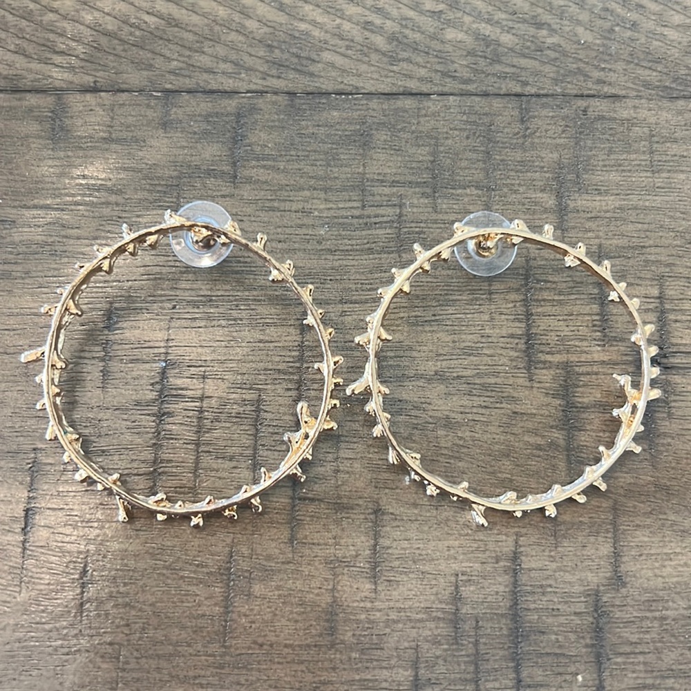 Gold Branch Earrings